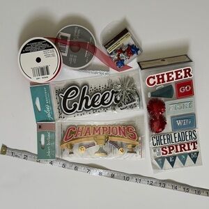 Jolee’s Boutique Bundle Cheerleading Stickers Star Stickers Ribbon New/used
